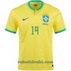 Brasil G. JESUS 19 Hjemme VM 2022 - Herre Fotballdrakt